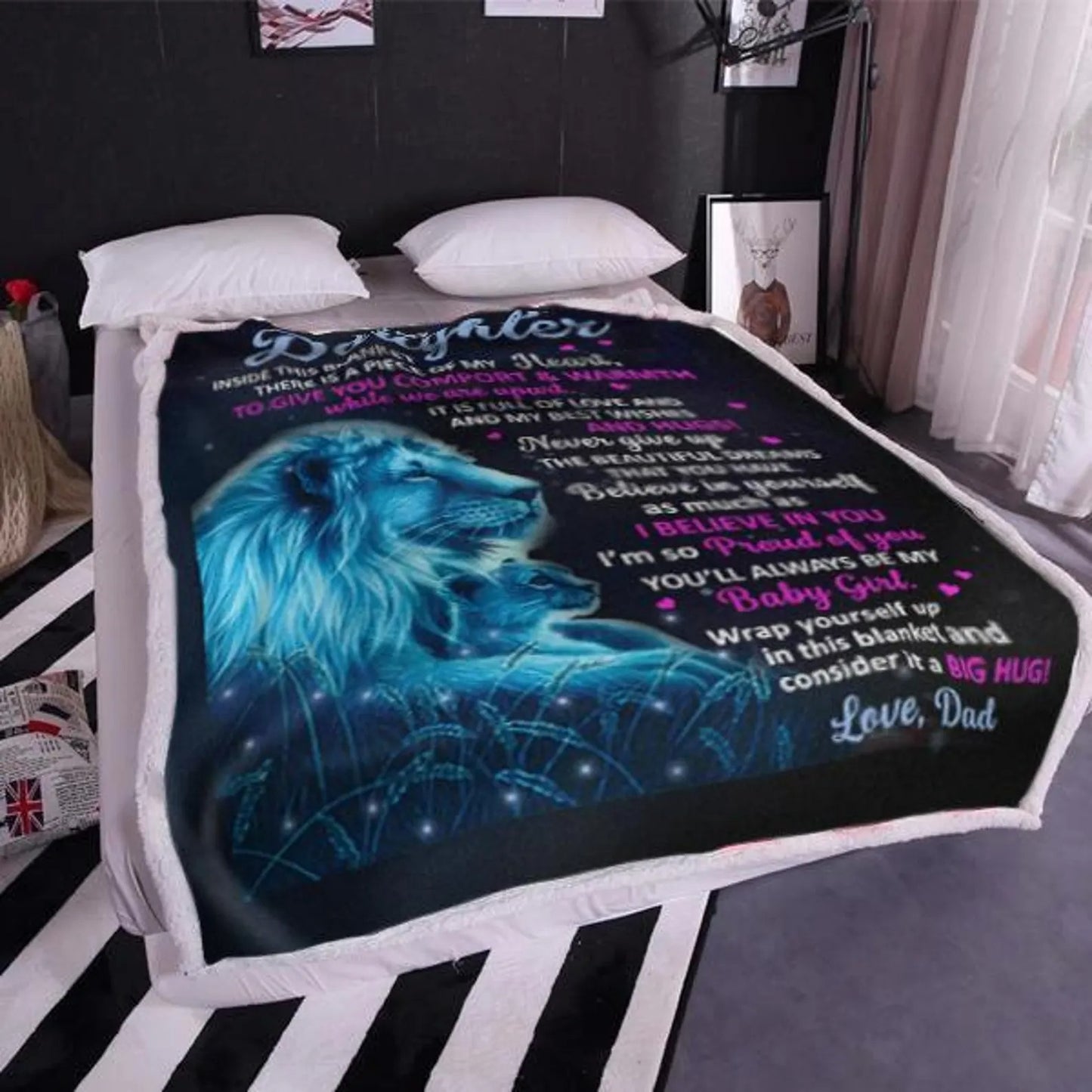 Special Gift for Your Daughter - From Dad Blanket