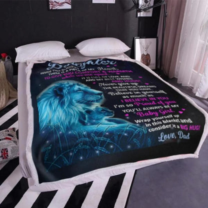 Special Gift for Your Daughter - From Dad Blanket