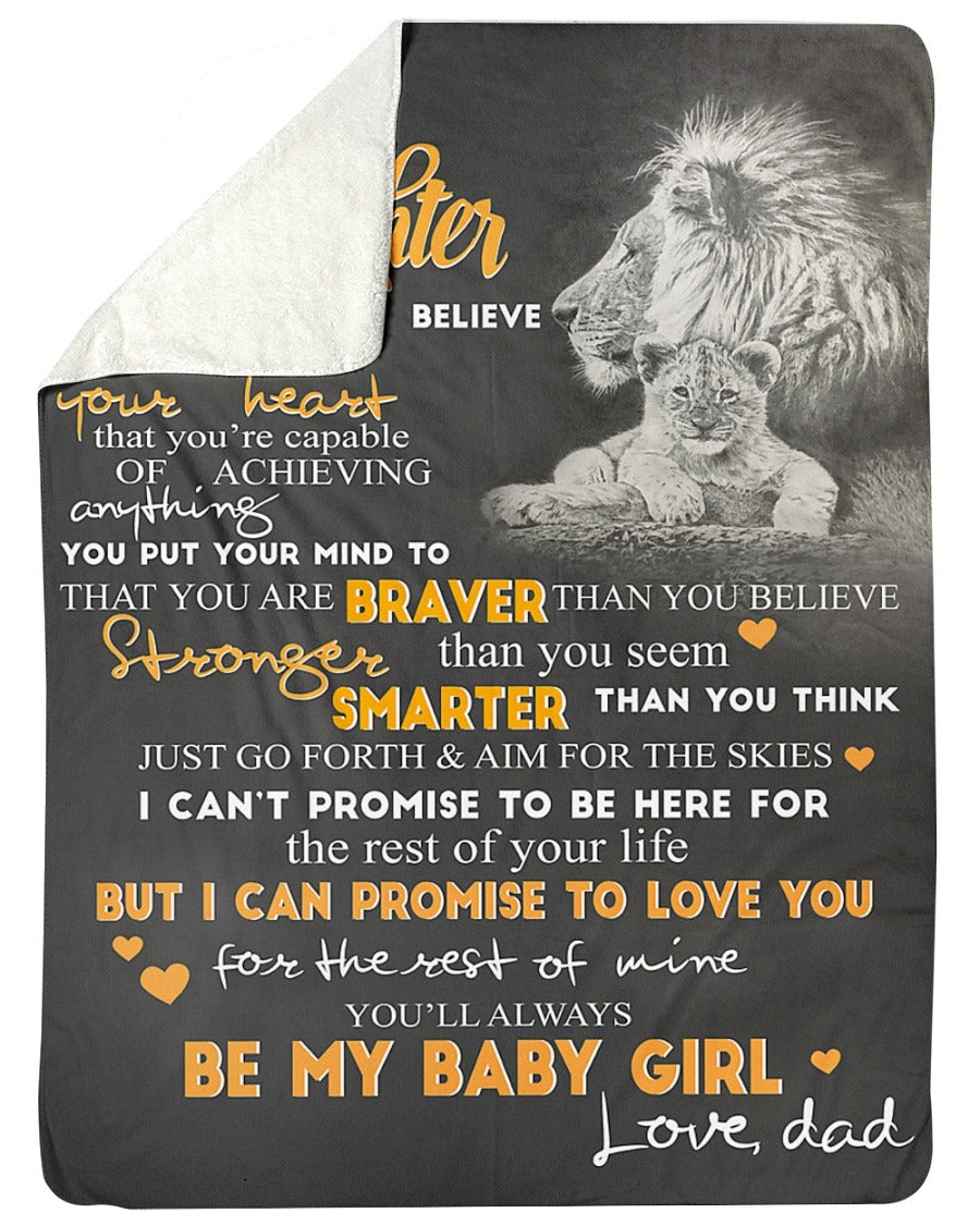 Special Gift for Your Daughter - From Dad Blanket