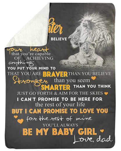 Special Gift for Your Daughter - From Dad Blanket
