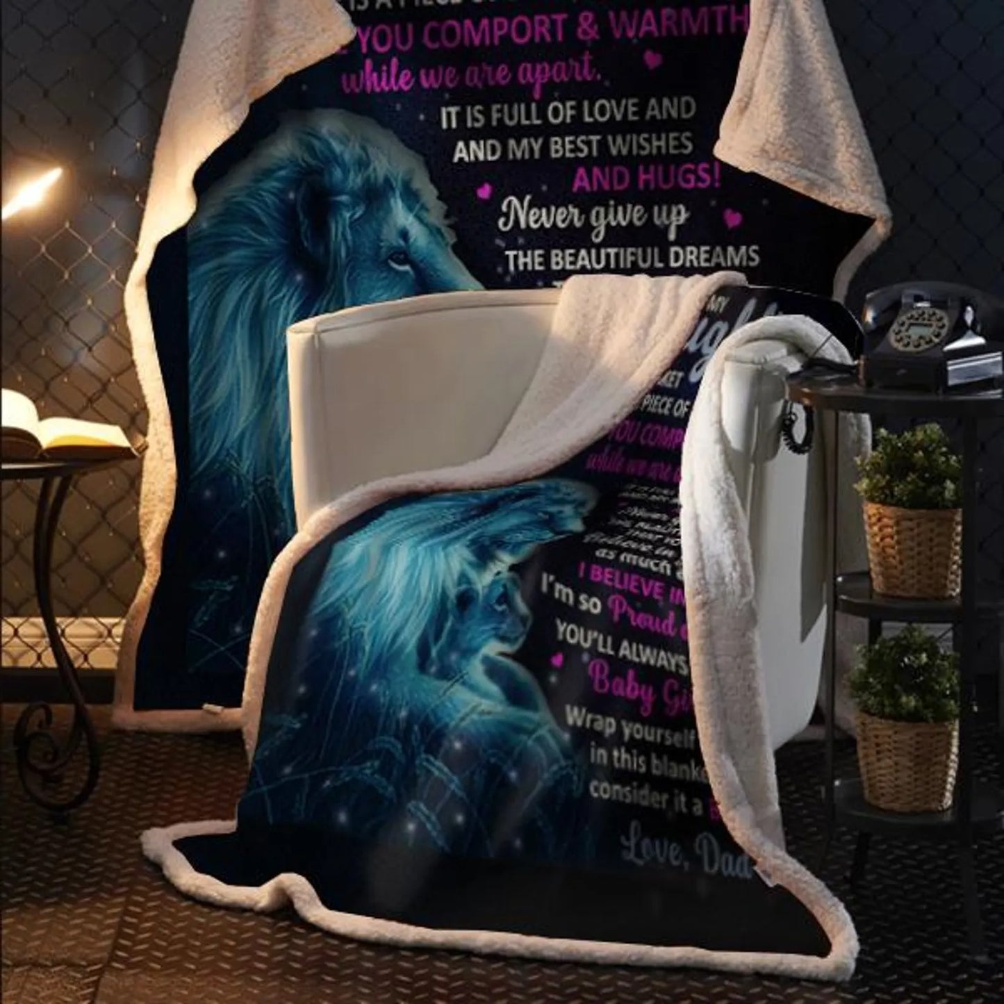 Special Gift for Your Daughter - From Dad Blanket