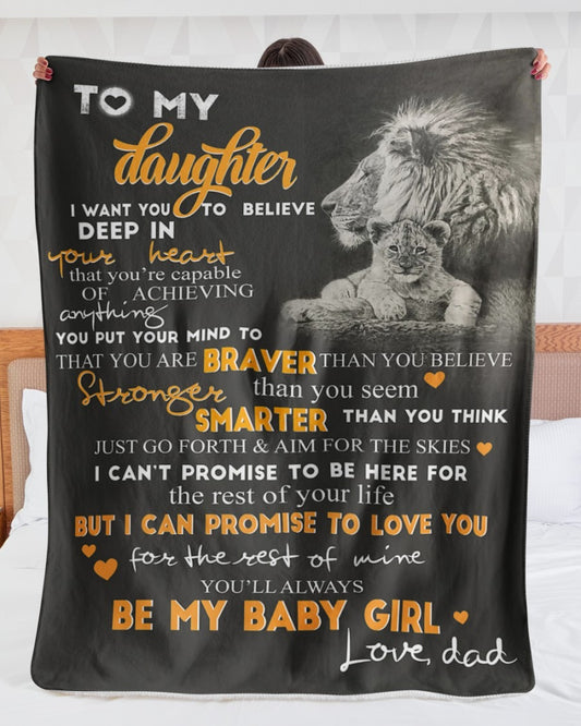 Special Gift for Your Daughter - From Dad Blanket