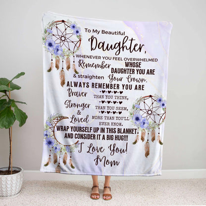 Special Gift For Your Daughter Blanket - From Mom