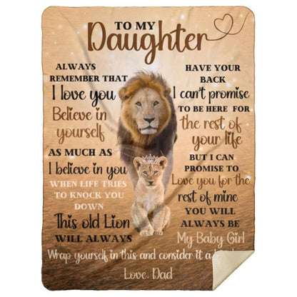 Special Gift for Your Daughter - From Dad Blanket