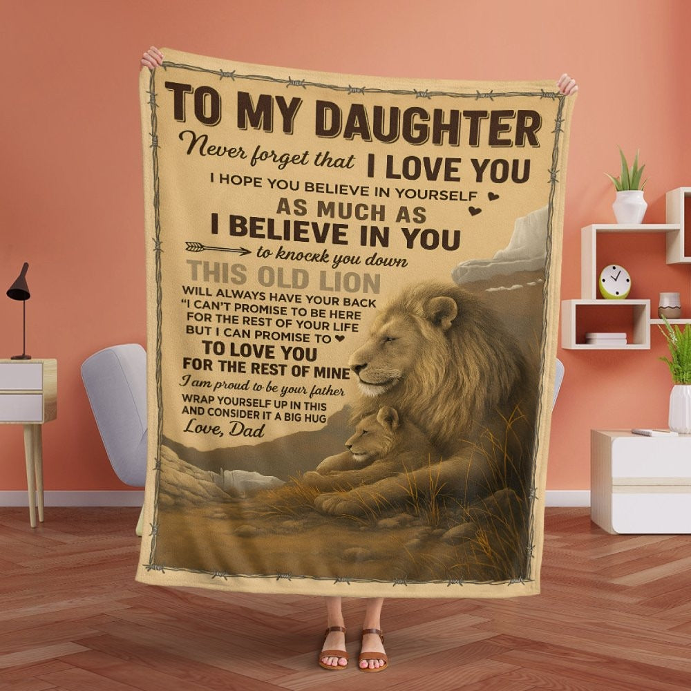 Special Gift for Your Daughter - From Dad Blanket