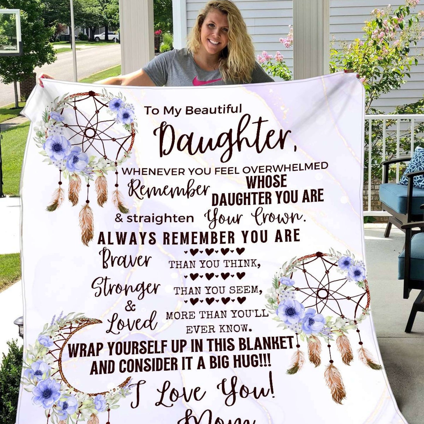 Special Gift For Your Daughter Blanket - From Mom