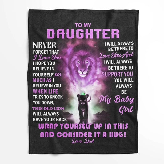 Special Gift for Your Daughter - From Dad Blanket