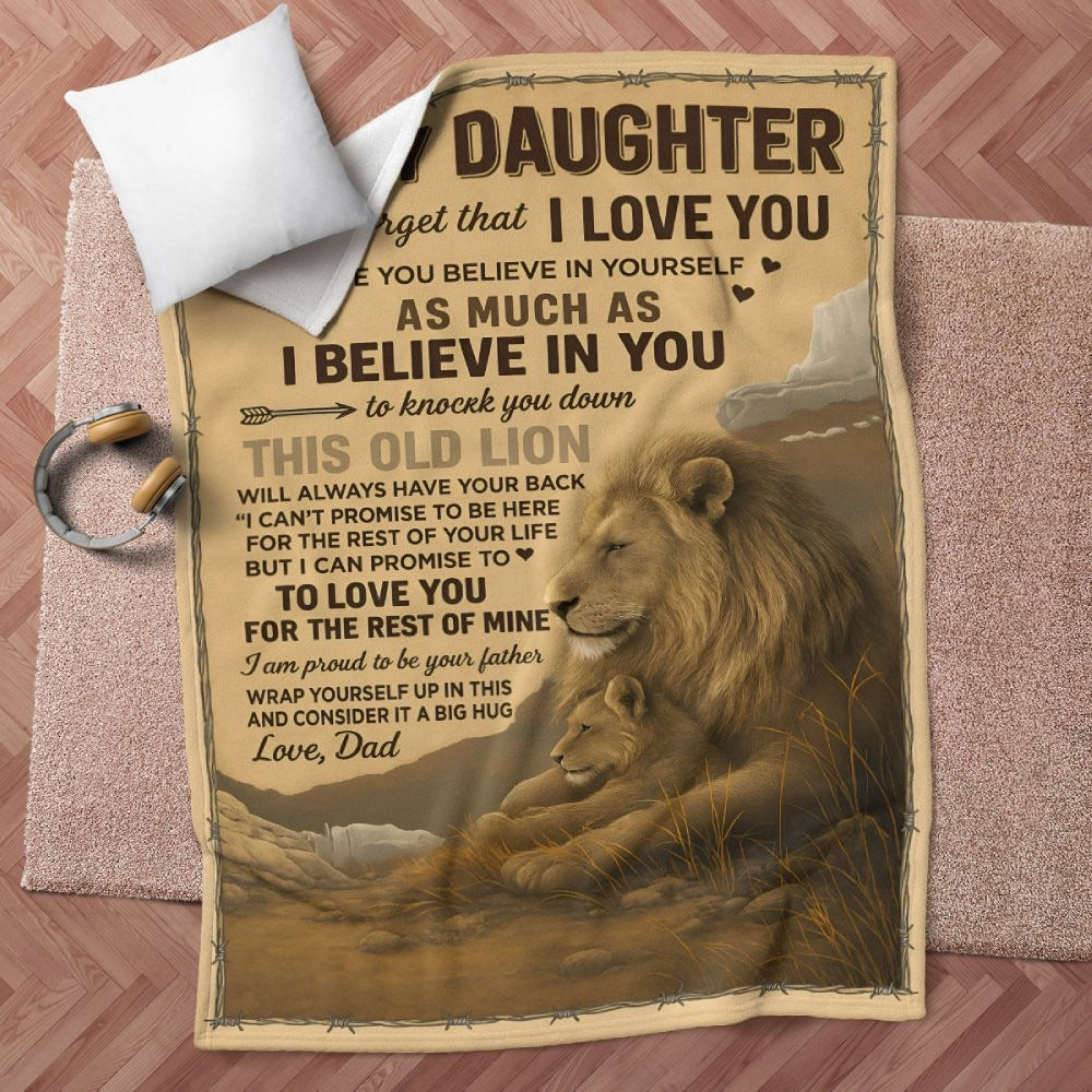 Special Gift for Your Daughter - From Dad Blanket