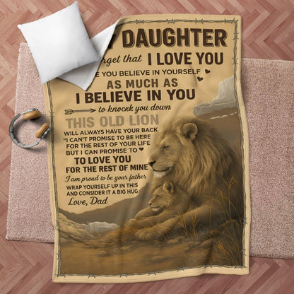 Special Gift for Your Daughter - From Dad Blanket