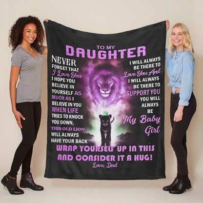 Special Gift for Your Daughter - From Dad Blanket