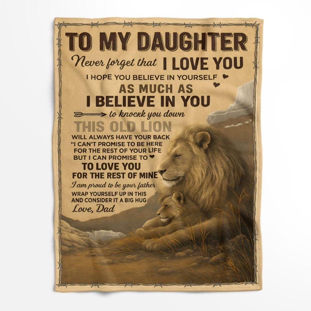Special Gift for Your Daughter - From Dad Blanket
