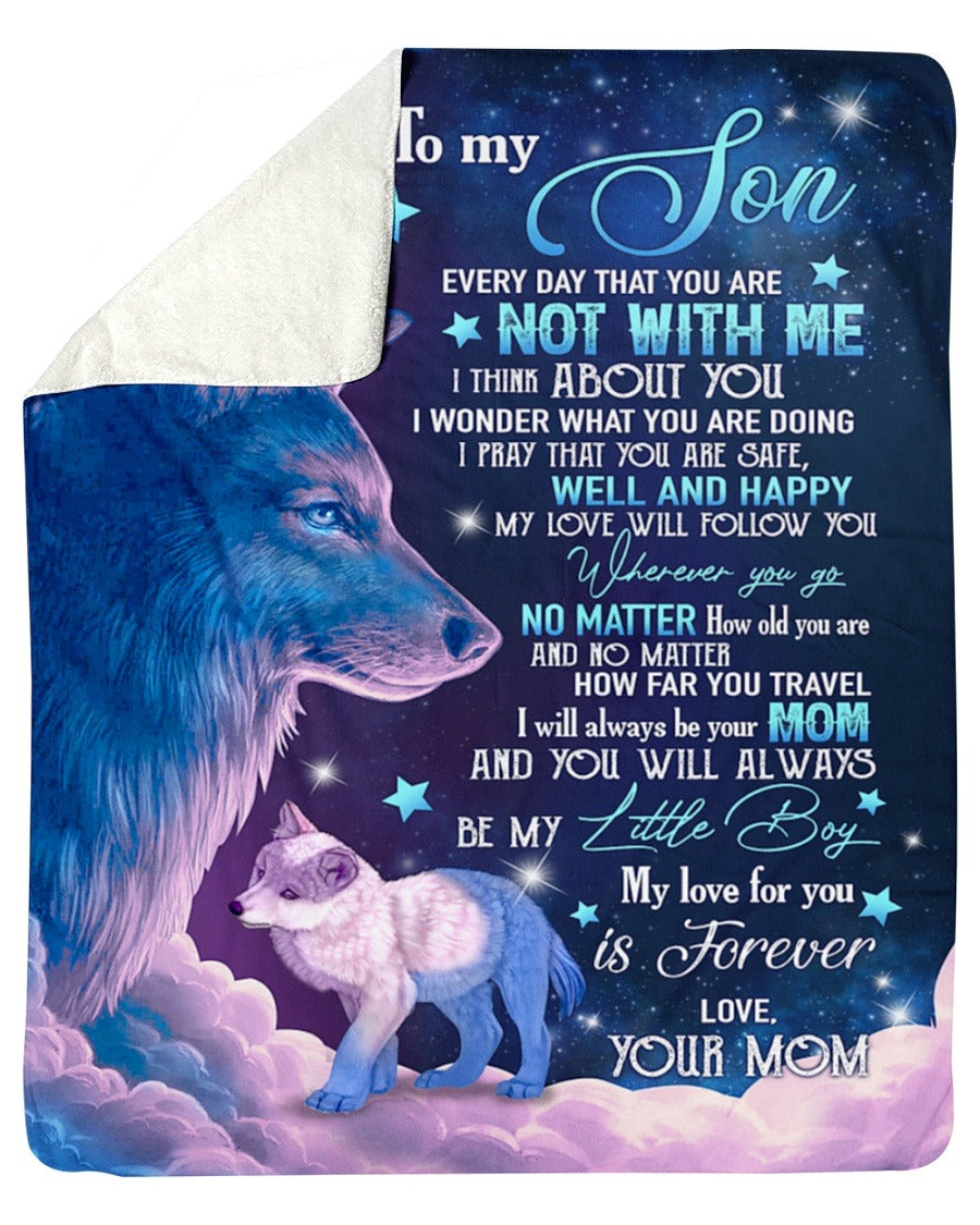 Special Gift for Your Son - From Mom Blanket