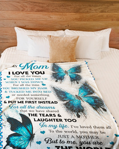 Special Gift for Your Mom - From Daughter Blanket