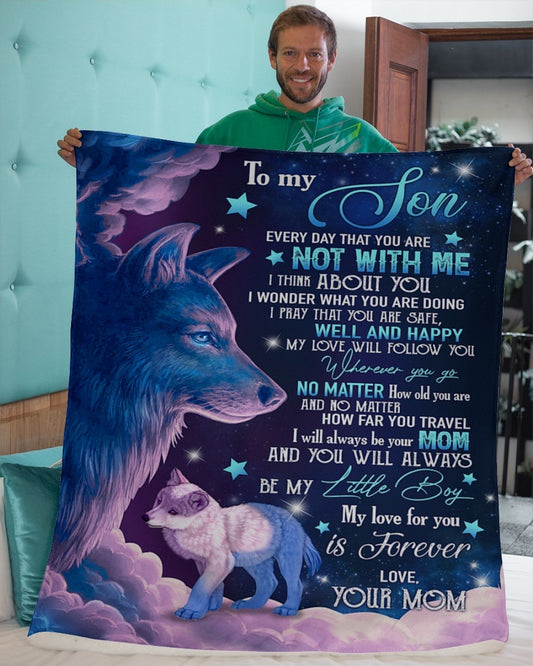 Special Gift for Your Son - From Mom Blanket