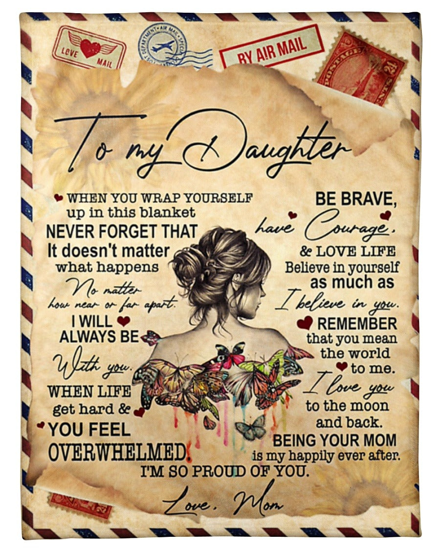 Special Gift for Your Daughter - From Mom Blanket