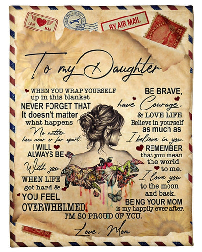 Special Gift for Your Daughter - From Mom Blanket