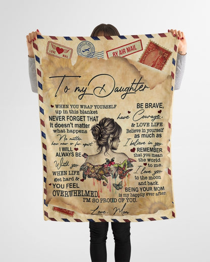 Special Gift for Your Daughter - From Mom Blanket