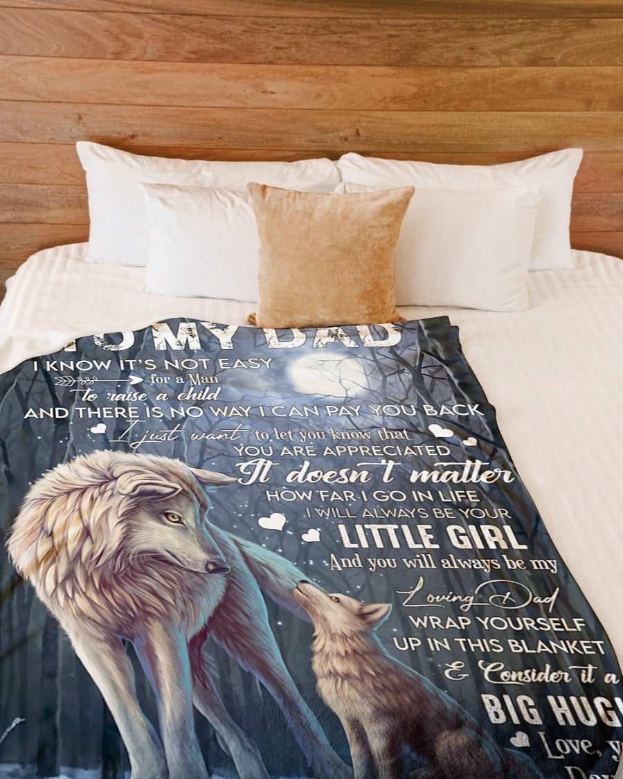 Special Gift for Your Dad - From Daughter Blanket