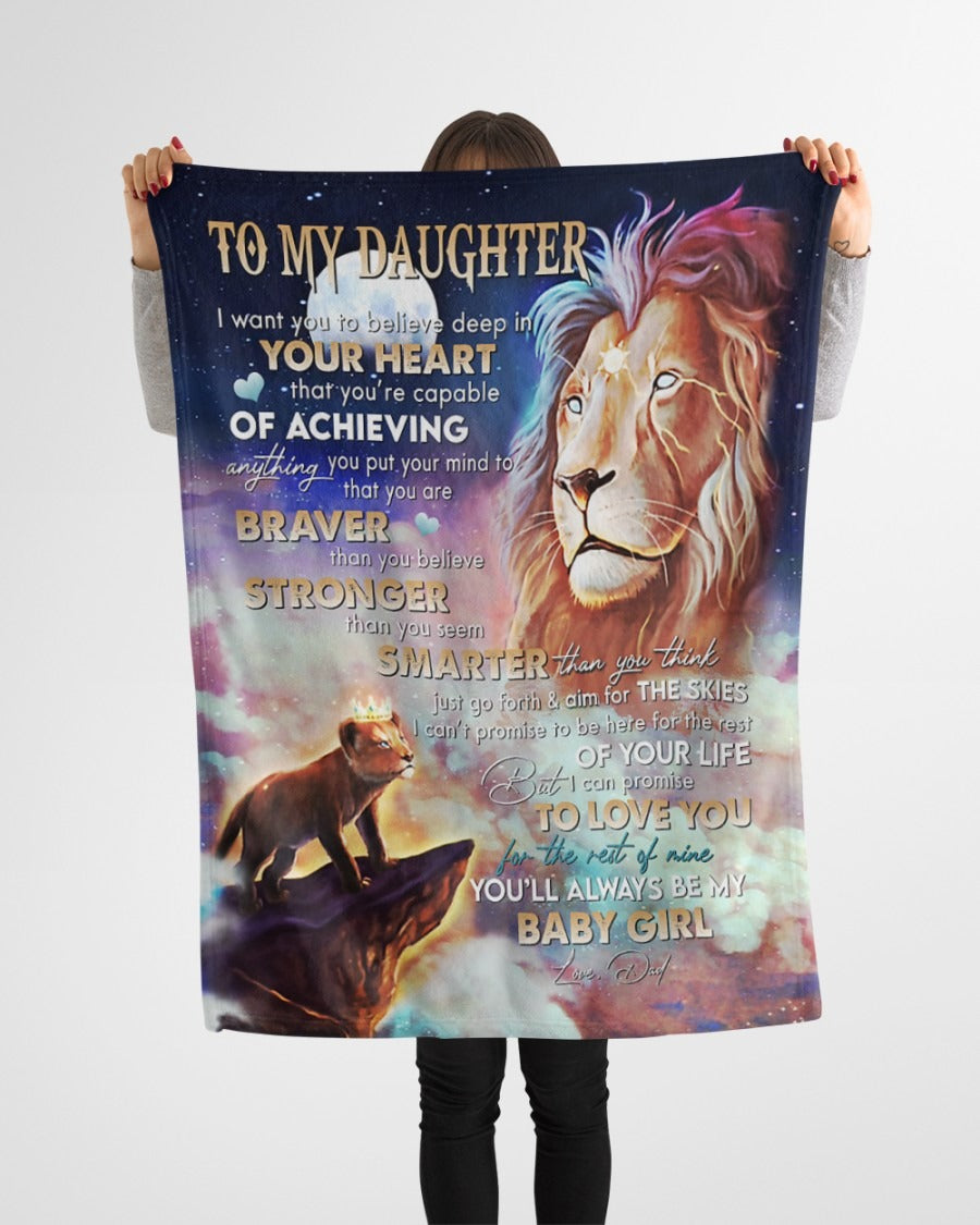 Special Gift for Your Daughter - From Dad Blanket