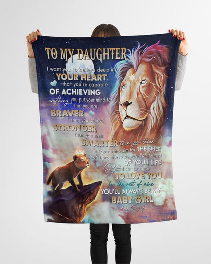 Special Gift for Your Daughter - From Dad Blanket