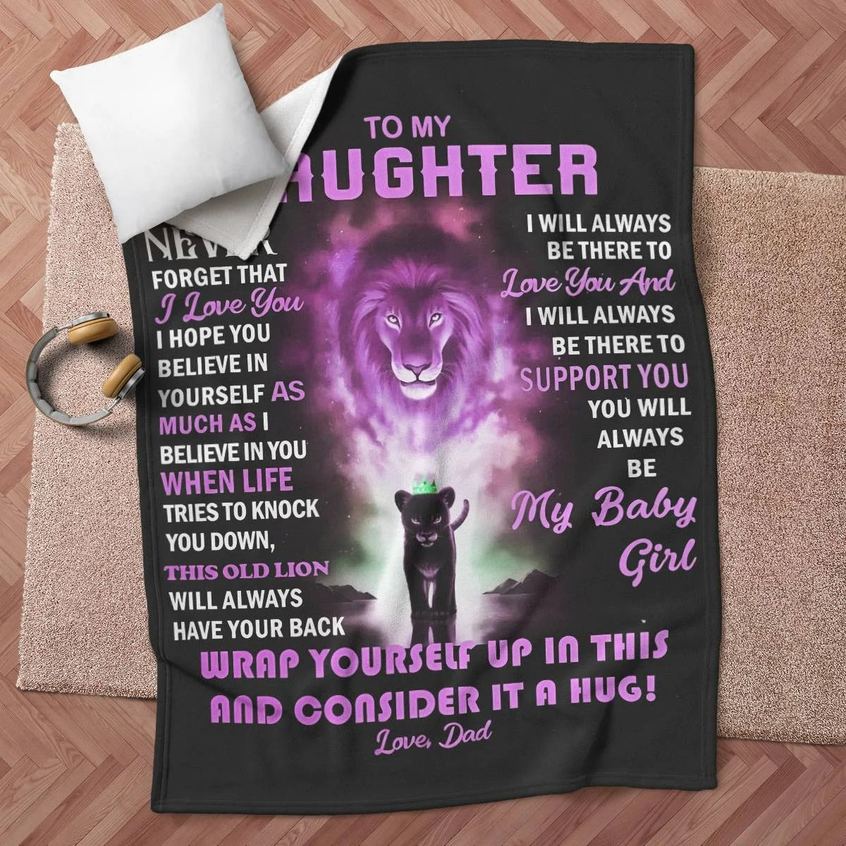 Special Gift for Your Daughter - From Dad Blanket