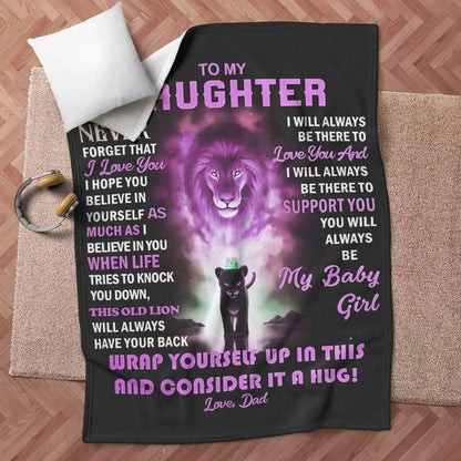 Special Gift for Your Daughter - From Dad Blanket
