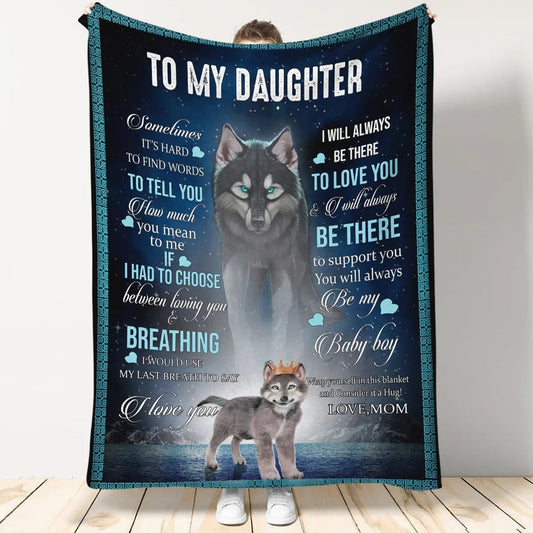 Special Gift For Your Daughter Blanket - From Mom
