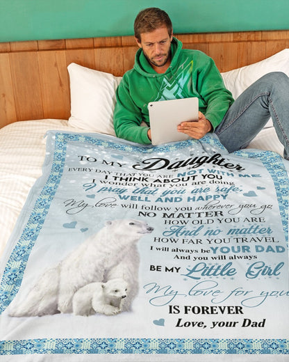 Special Gift for Your Daughter - From Dad Blanket