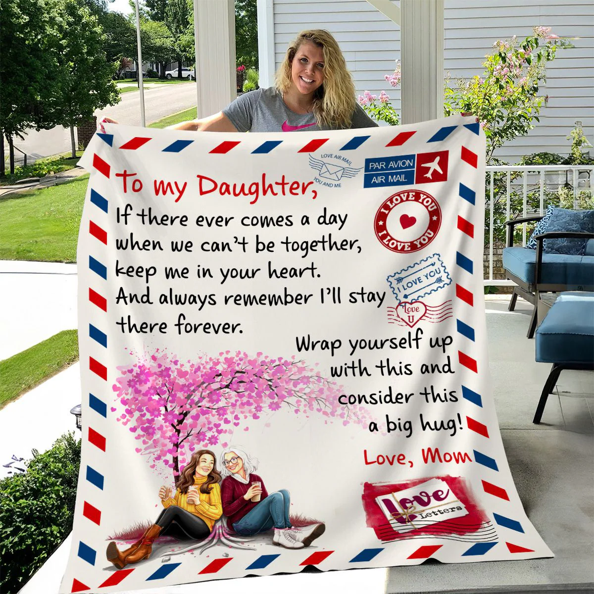 Special Gift For Your Daughter Blanket - From Mom