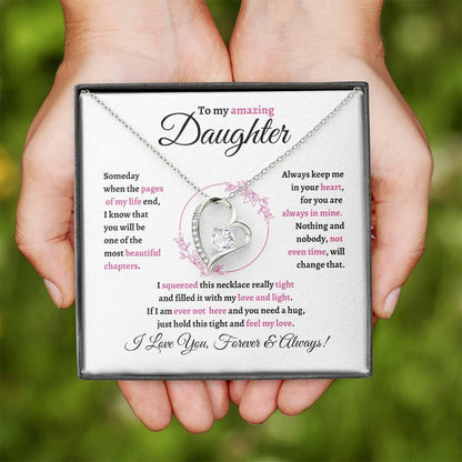 TO MY DAUGHTER - GIFT FROM MOM "To My Amazing Daughter " - Forever Love Necklace