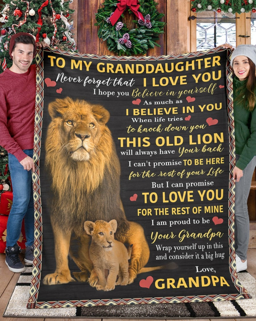 Special Gift for Your Granddaughter - From Granpa Blanket