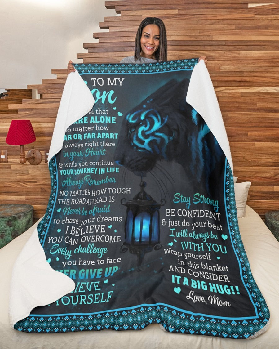 Special Gift for Your Son - From Mom Blanket