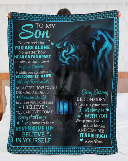 Special Gift for Your Son - From Mom Blanket