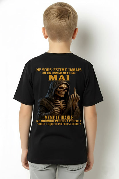 NE SOUS-ESTIME JAMAIS UN HOMME NÉ EN MAI Fr05 EBIL05 male (SKU12-305-05)