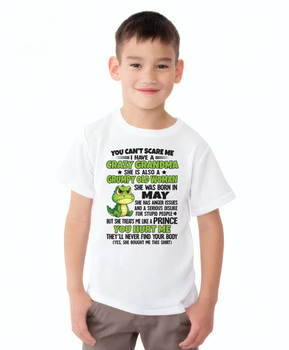 MAY - YOU CAN'T SCARE ME - FOR GRANDSON - GIFT FROM GRANDMA - EBIL05 (SKU09-85-05)