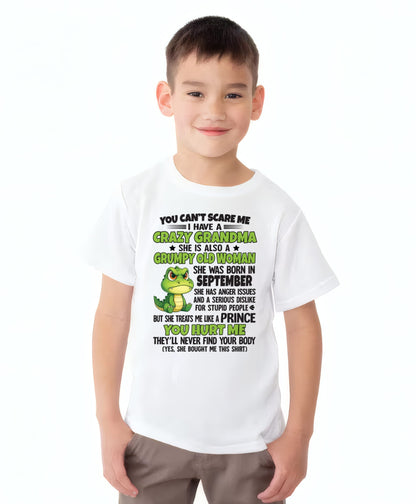 SEPTEMBER - YOU CAN'T SCARE ME - FOR GRANDSON - GIFT FROM GRANDMA - EBIL09 (SKU09-85-09)