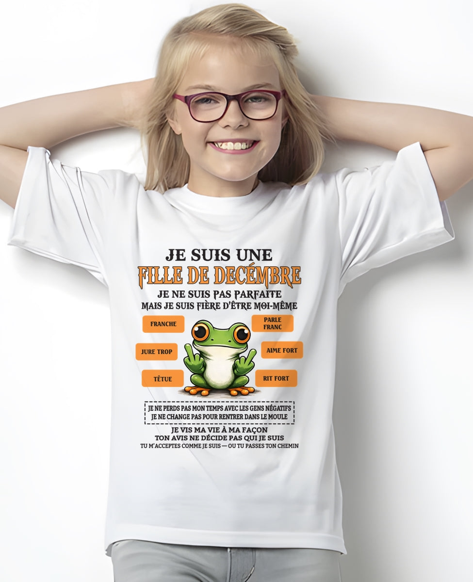JE SUIS UNE FILLE DE DÉCEMBRE - fma DONN12 / fr12 (SKU2603-02-12)