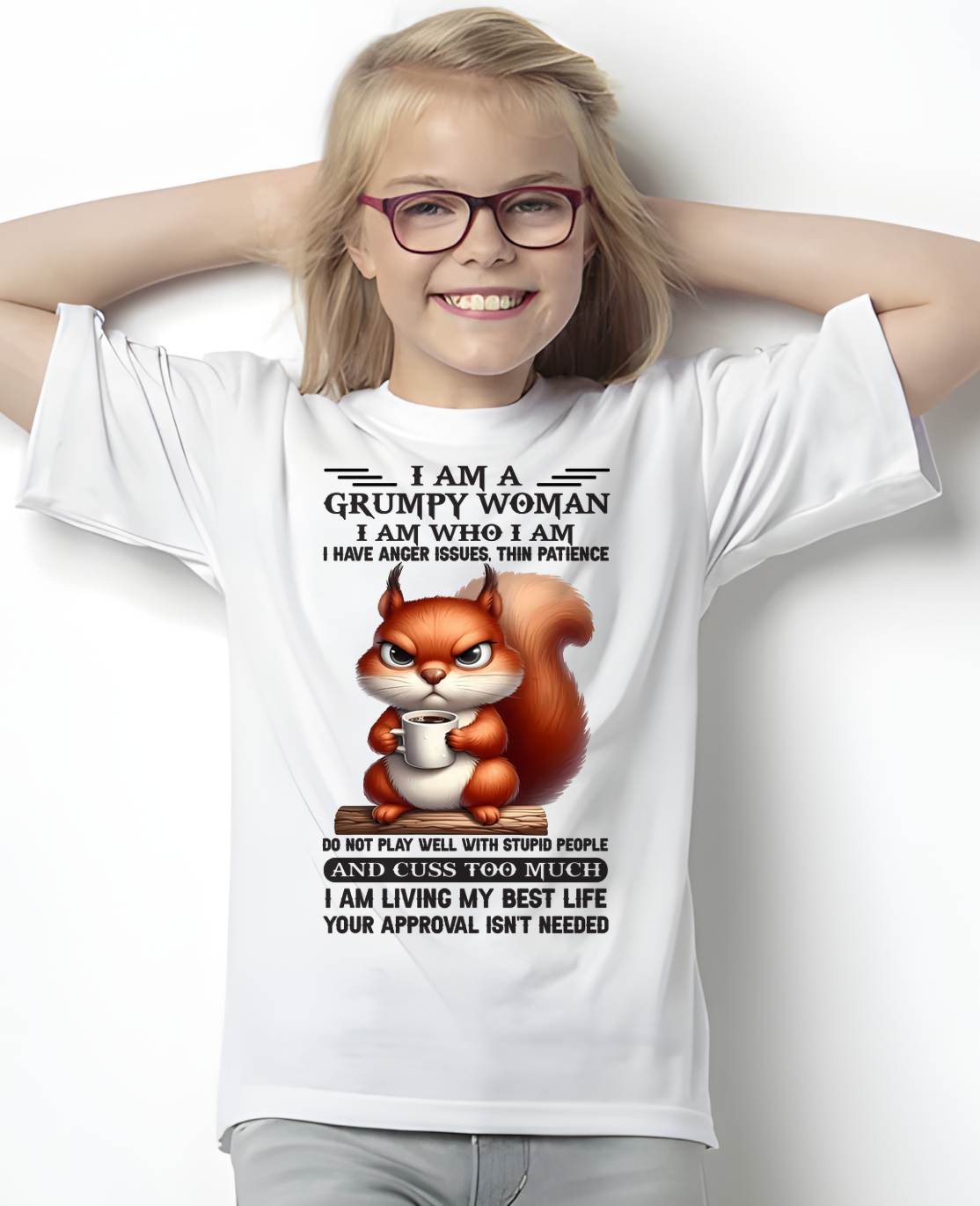 GRUPMY WOMAN - BIRTHDAY SHIRT FOR WOMEN - EBIL00 (SKU09-07-00)