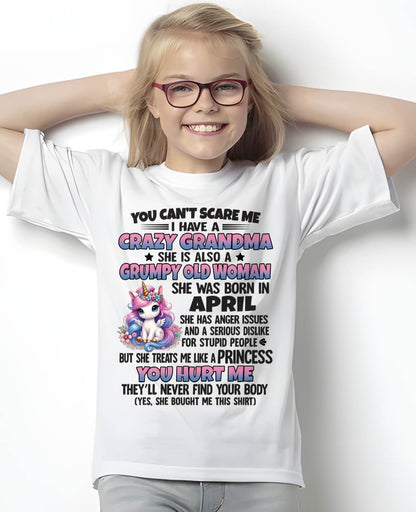 APRIL - YOU CAN'T SCARE ME - GIFT FROM GRANDMA - EBIL04 (SKU09-106-04)