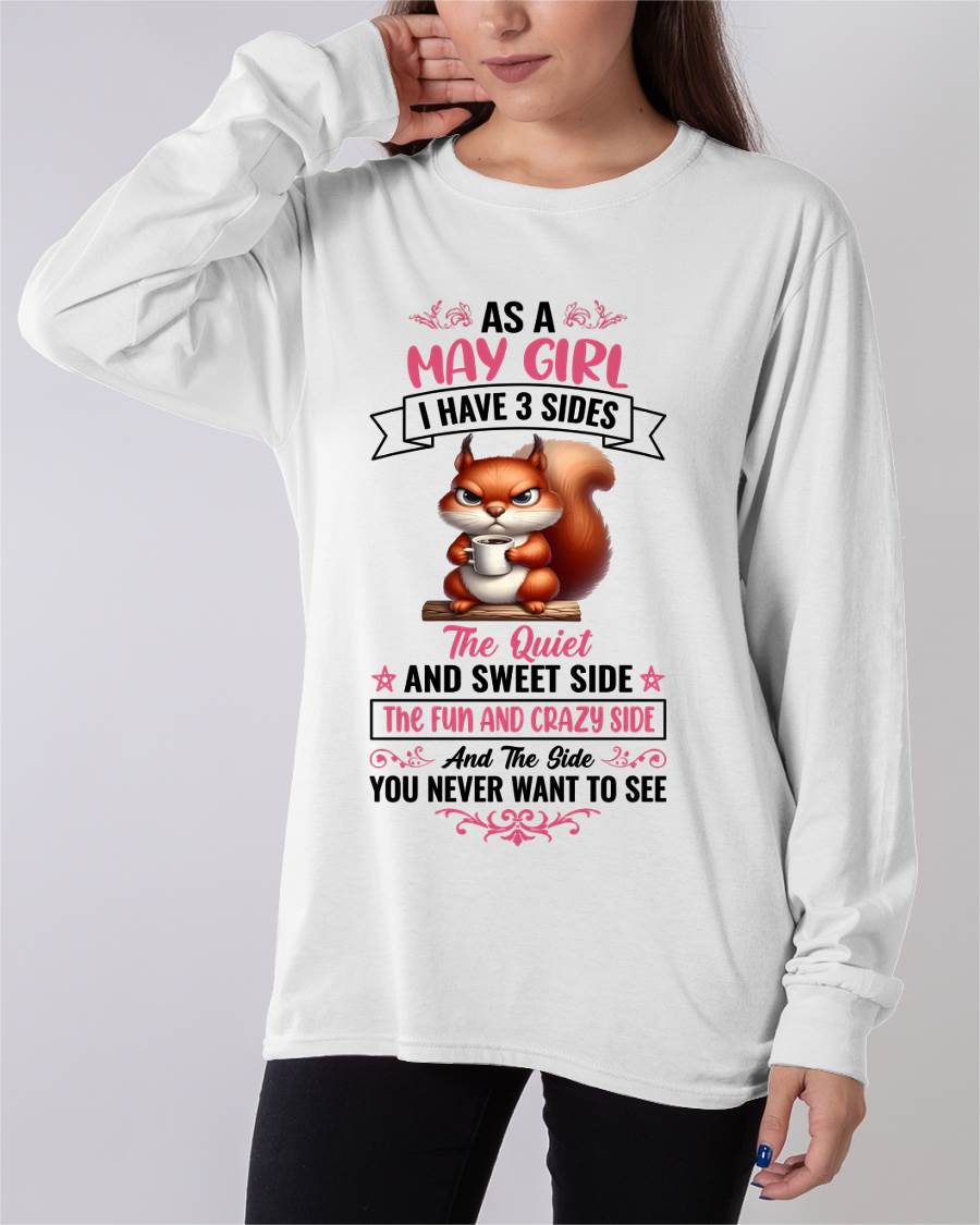 May - I Have 3 Sides – T Shirt For Woman – DONN05 (SKU2604-233-05)