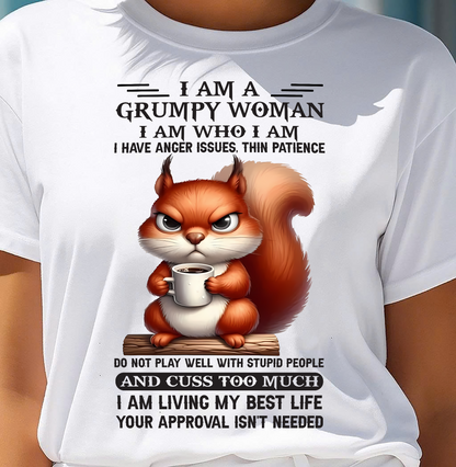 GRUPMY WOMAN - BIRTHDAY SHIRT FOR WOMEN - EBIL00 (SKU09-07-00)