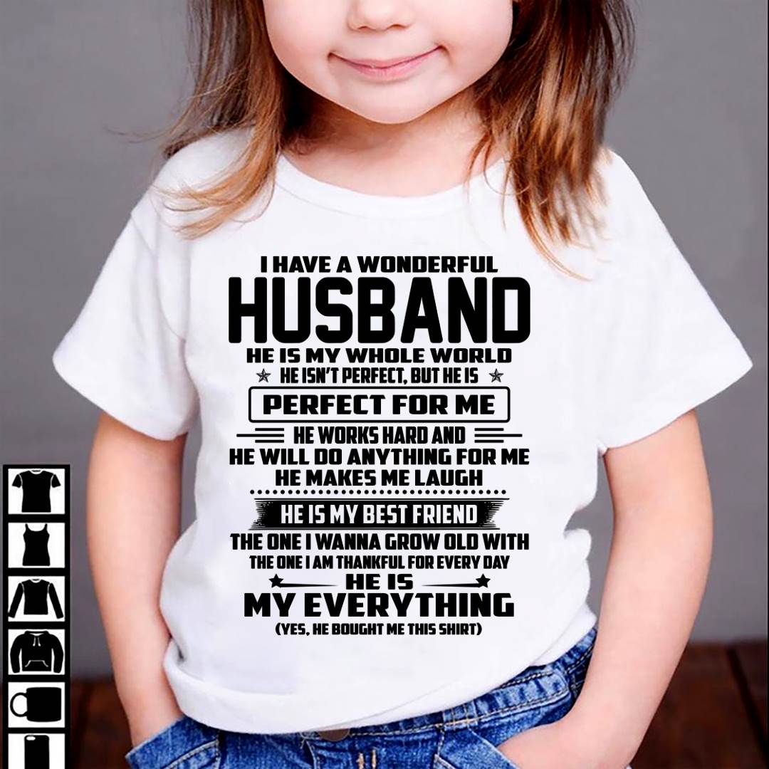 I Have A Wonderful Husband – Gift For Wife From Husband – DONN00 (SKU12-314-00)