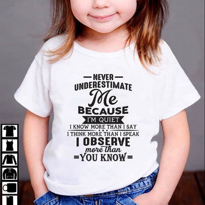 Never Underestimate Me - T-Shirt For Woman - DONN00 (SKU10-23-00)