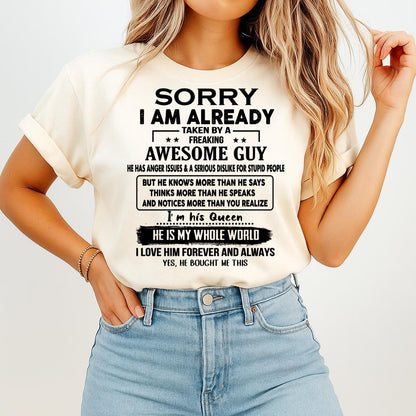 Awesome Guy - Perfect gift for your girlfriend or wife from husband - Ebil00 (SKUT08-11-00)