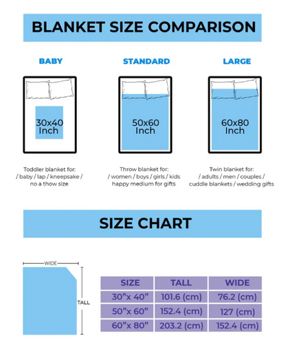 BLANKET FOR GRANDDAUGHTER FROM GRANDMA FULL (SKUB-BLK-GMD2)