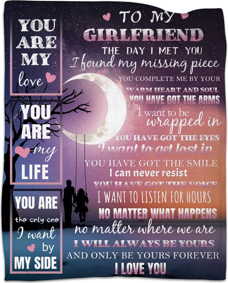 Special Gift For Your Girlfriend Blanket - From Boyfriend FULL