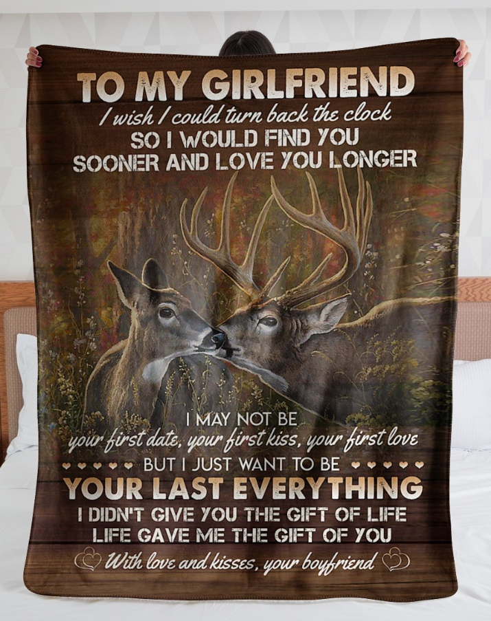 Special Gift For Your Girlfriend Blanket - From Boyfriend FULL