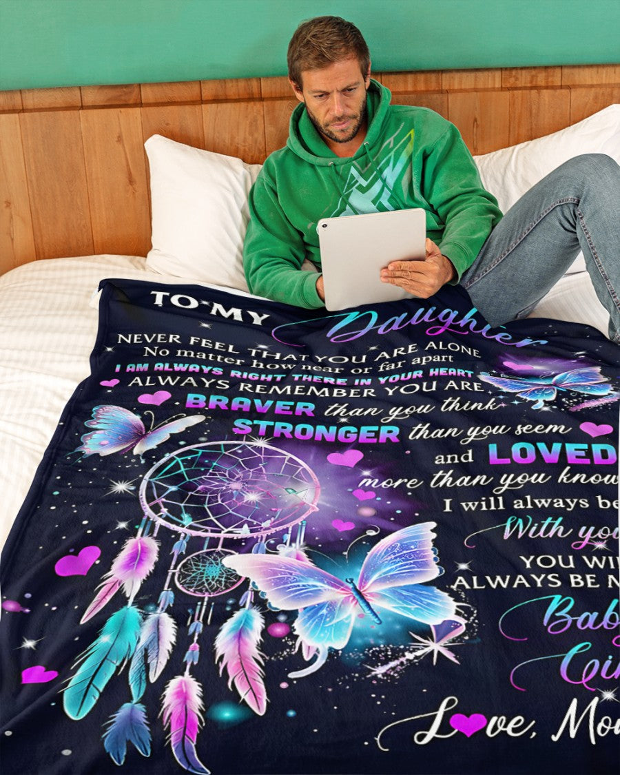 Special Gift For Your Daughter Blanket - From Mom (SKUB12-181)