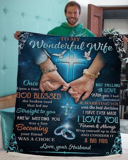 Special Gift For Your Wife Blanket - From Husband (SKUB07-168)