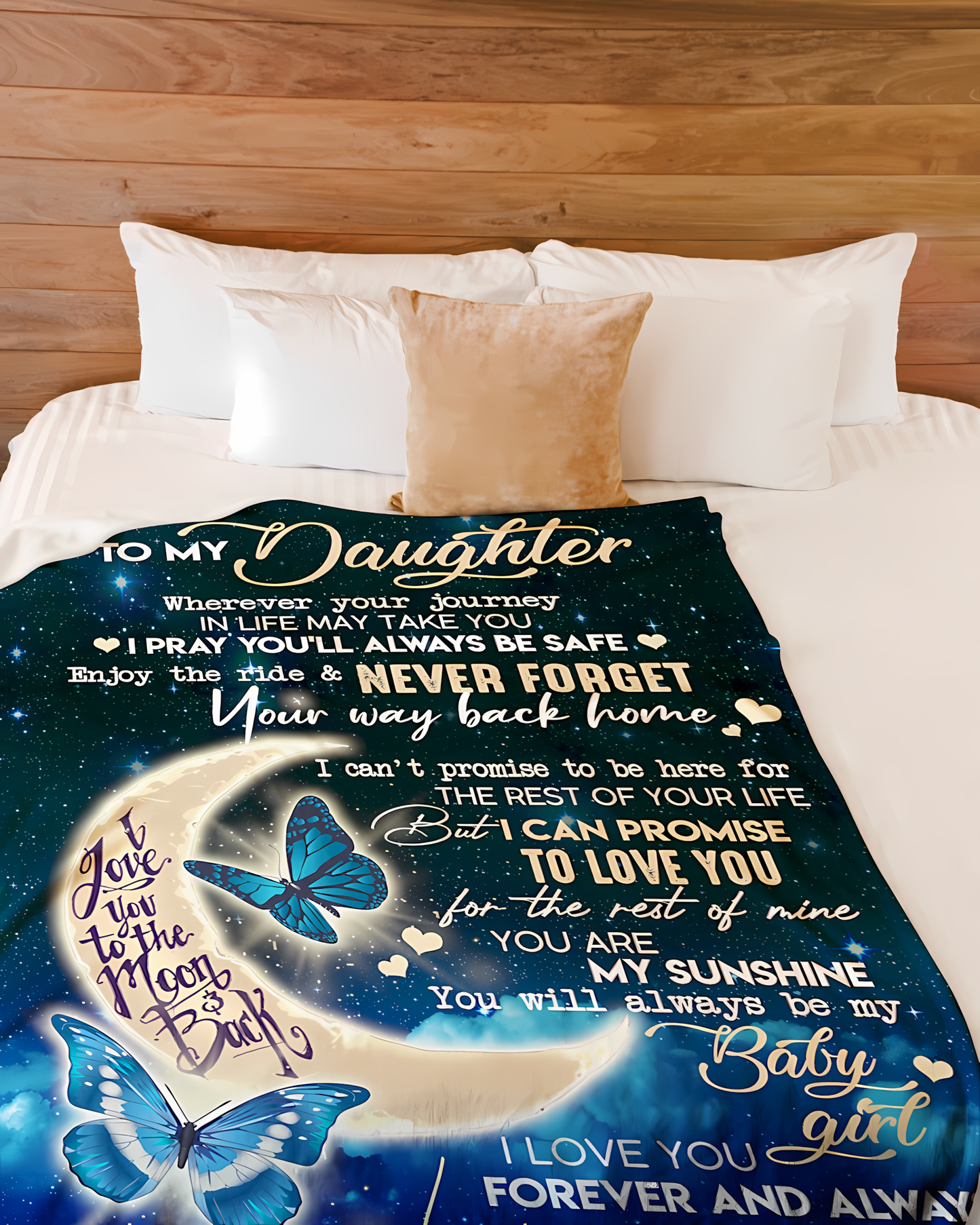 Special Gift For Your Daughter Blanket - From Mom (SKUB06-81)